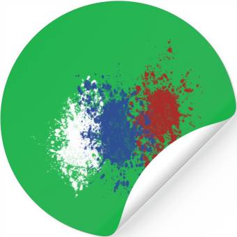 Discover russian splatter Stickers