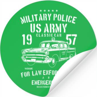 Discover Army Classic Car Stickers
