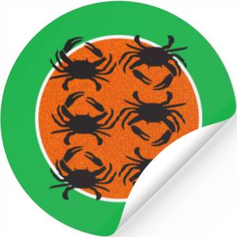 Discover Crab Crew Stickers