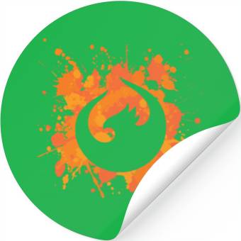 Discover UI5 Phoenix Splash Orange Stickers