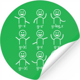 Discover Funny Math Algebra Dance Teacher Stickers