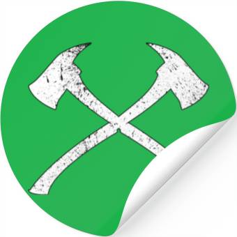 Discover Firefighter Axe - Firefighter - Total Basics Stickers