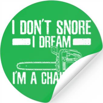 Discover Chainsaw - Funny Lumberjack Gift Stickers