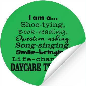 Discover daycare teacher Stickers