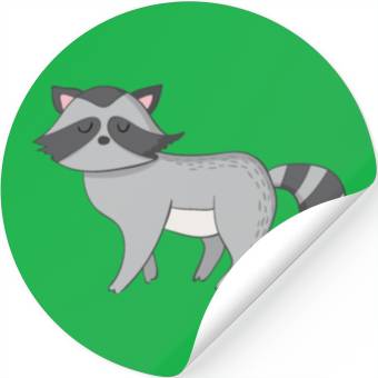 Discover Raccoon Stickers