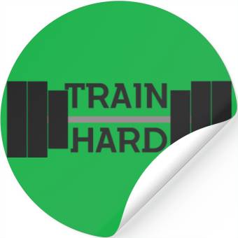 Discover TRAIN HARD - Gym - D3 Designs Stickers