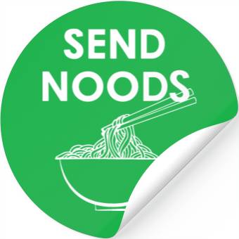 Discover send noods chef Stickers
