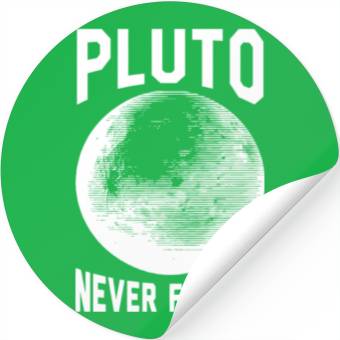 Discover Pluto - pluto never forget Stickers