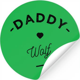 Discover Daddy wolf- Stickers
