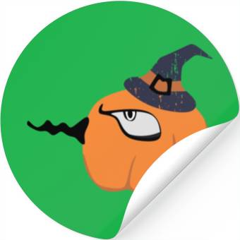 Discover Pumpkin Stickers for Halloween