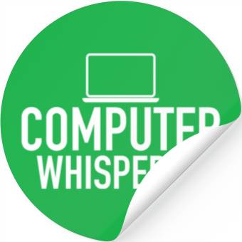 Discover Computer Whisperer Tech Support IT Support IT Nerd Stickers