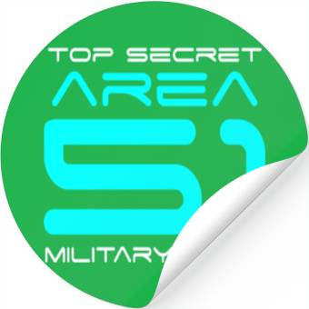 Discover Area 51 Stickers
