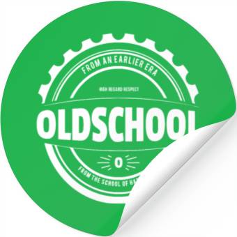 Discover Old School Stickers