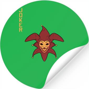 Discover Joker Playing Card Stickers