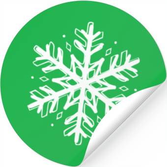 Discover Snowflake Winter Xmas Stickers