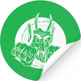 Discover Christmas Krampus Stickers