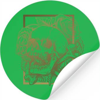 Discover skull and roses Stickers