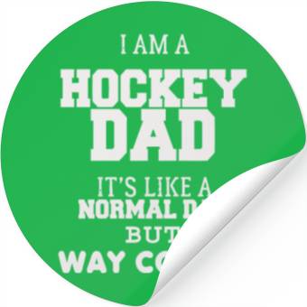 Discover HOCKEY DAD Stickers