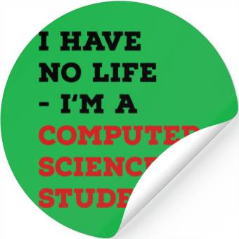 Discover computer science student Stickers