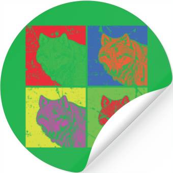 Discover Wolf Stickers