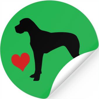 Discover Great Dane Stickers