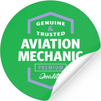 Discover Aviation Mechanic Stickers