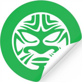 Discover maori face Stickers