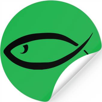 Discover Fish ICHTHYS Stickers