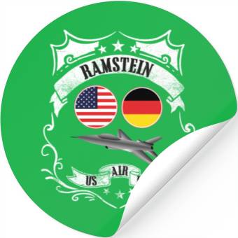 Discover Ramstein air base Germany Stickers