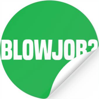Discover Bjob fragezeichen white Stickers