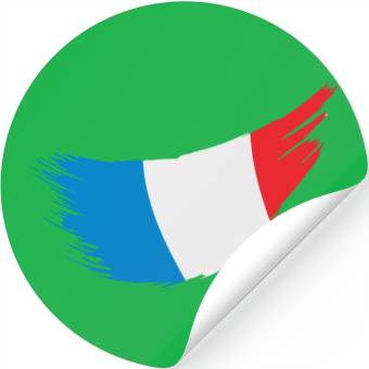 Discover France Flag Stickers