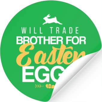 Discover Easter egg brother Stickers
