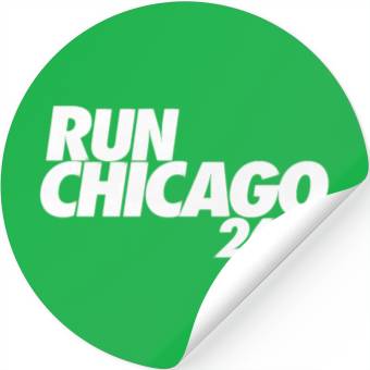 Discover run chicago Stickers
