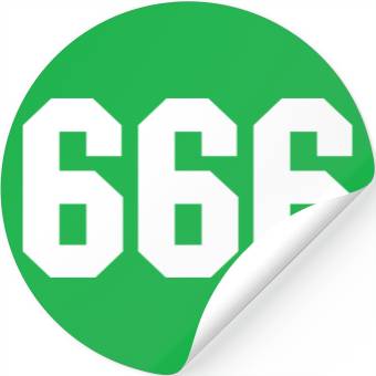 Discover The Devil Number Stickers