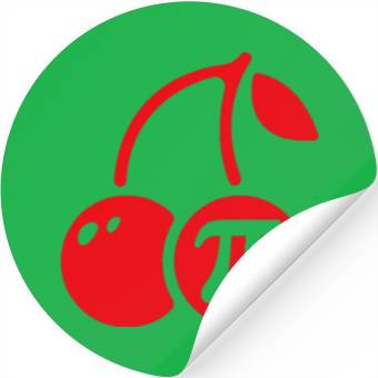 Discover Cherry Pi Day Stickers Funny Math Nerd Pie Teacher