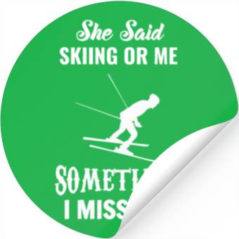Discover Skiing Stickers
