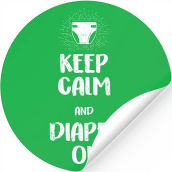 Discover Keep Calm and Diaper on ABDL Stickers
