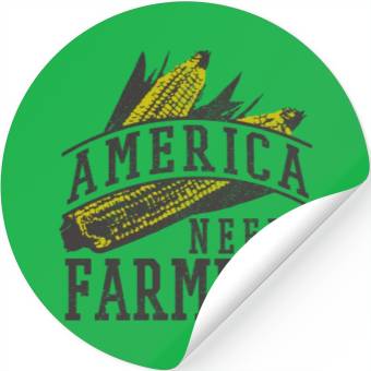 Discover America Needs Farmers Stickers