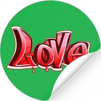 Discover love graffiti Stickers