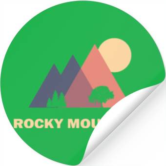 Discover rocky mountains Stickers