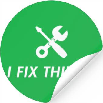 Discover I Fix Things Mechanic Car Stickers