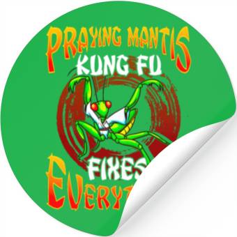 Discover Praying Mantis Kung Fu Stickers