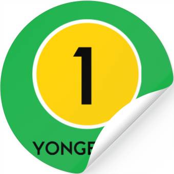 Discover Yonge Street Subway Line Stickers
