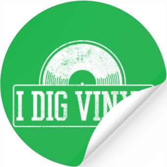 Discover I Dig Vinyl Stickers