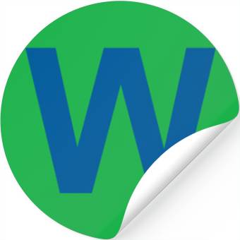 Discover Chicago Blue W Stickers