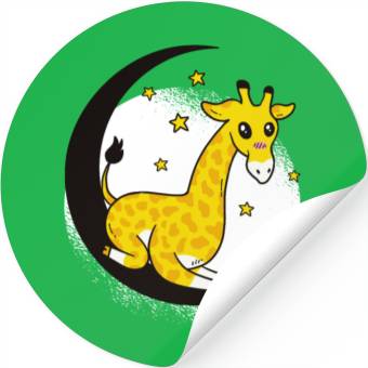 Discover Night Giraffe Stickers