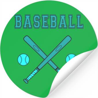 Discover Baseball bat with balls Bat Stickers