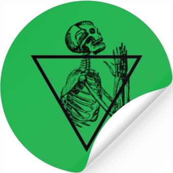 Discover Praying Skeleton, Tattoo Art. Stickers