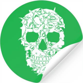 Discover Shark Skull Stickers
