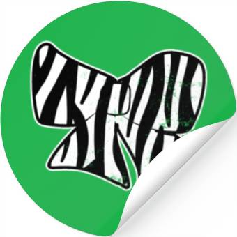 Discover Cheer Coach Zebra Pattern Bow Gift Stickers